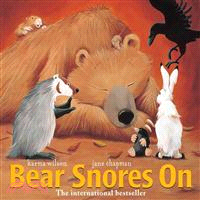 Bear snores on