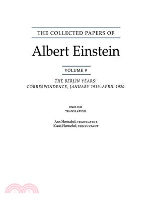 The Collected Papers Of Albert Einstein ― The Berlin Years : Correspondence, January 1919-April 1920