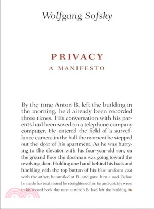Privacy ― A Manifesto