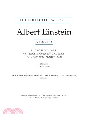 The Collected Papers of Albert Einstein ─ The Berlin Years: Writings & Correspondence, January 1922 - March 1923: English Translation of Selected Texts