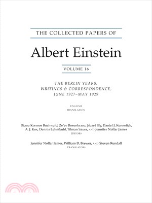 The Collected Papers of Albert Einstein, Volume 16 (Translation Supplement): The Berlin Years / Writings & Correspondence / June 1927-May 1929