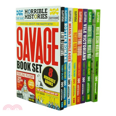 Horrible Histories Series 8 Books Collection (套書8冊)