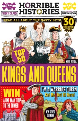 Top 50 Kings and Queens (newspaper edition)(Horrible Histories)