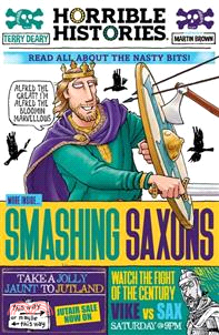 Smashing Saxons (newspaper edition)(Horrible Histories)