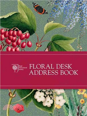 Royal Horticultural Society Floral Desk Address Book