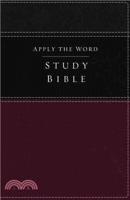Apply the Word Study Bible ─ New King James Version, Deep Rose/Black, Leathersoft, Live in His Steps