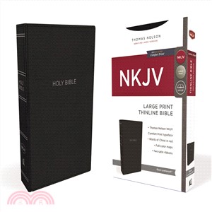 Holy Bible ― New King James Version, Thinline, Imitation Leather, Black, Red Letter Edition