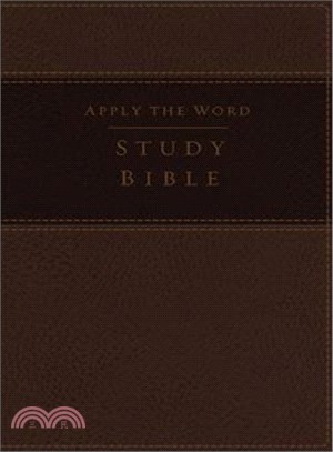 Apply the Word Study Bible ─ New King James Version, Earth Brown Leathersoft, Study: Live in His Steps