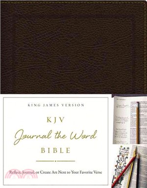 Journal the Word Bible ─ King James Version, Brown, Bonded Leather
