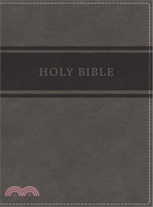 Holy Bible ─ King James Version, Gray, Leathersoft, Red Letter Edition