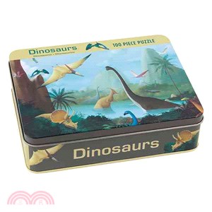 Dinosaurs 100 Piece Puzzle Tin