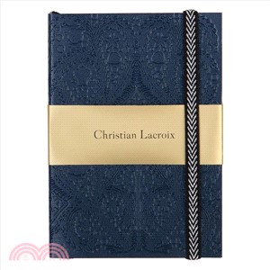 Christian Lacroix Navy Embossed Paseo A6 Notebook