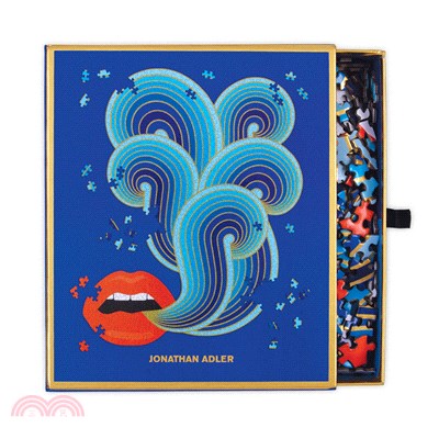 Jonathan Adler 750 Piece Lips Shaped Puzzle