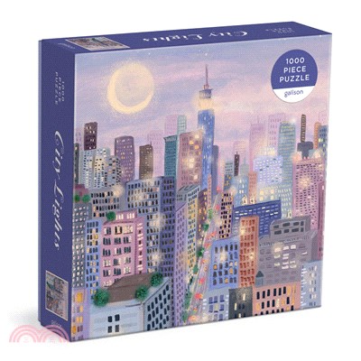 City Lights 1000 Pc Puzzle In a Square box