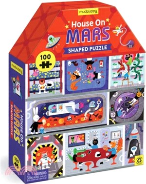 House on Mars 100 Piece House-Shaped Puzzle