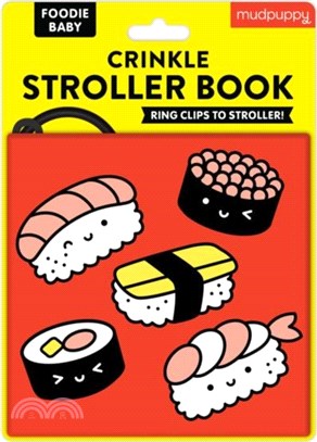 Foodie Baby Crinkle Fabric Stroller Book