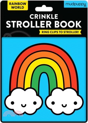 Rainbow World Crinkle Fabric Stroller Book