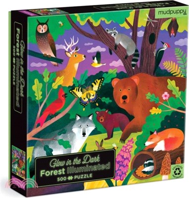 Forest Illuminated 500 Piece Glow in the Dark Puzzle