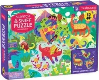 Pizzasaurus 60 Piece Scratch & Sniff Puzzle