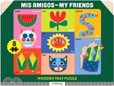 MIS Amigos-My Friends Wooden Tray Puzzle
