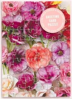 Ranunculus Greeting Card Puzzle