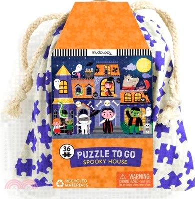 Spooky House 36 Piece Puzzle to Go