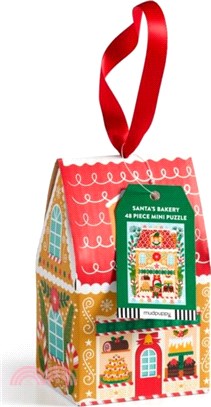 Santa's Bakery 48 Piece Mini Puzzle Ornament