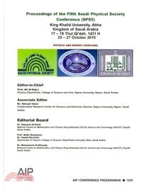 Proceedings of the Fifth Saudi Physical Society Conference (SPS5)—Abha, Saudi Arabia, 25-27 October 2010