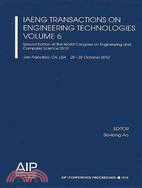 Iaeng Transactions on Engineering Technologies
