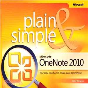 Microsoft Onenote 2010 Plain & Simple