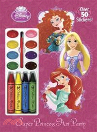 Super Princess Art Party Color and Paint Plus Stickers
