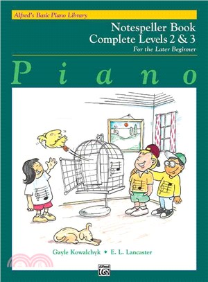 Alfred's Basic Piano Library Notespeller Book ─ Complete Levels 2 & 3