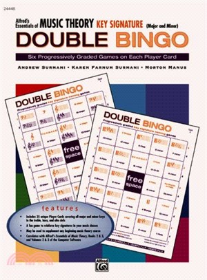 Essentials of Music Theory: Double Bingo Game -- Key Signature ― Major and Minor