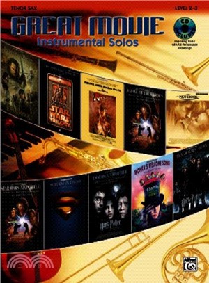 Great Movie Instrumental Solos ─ Tenor Sax, Level 2-3