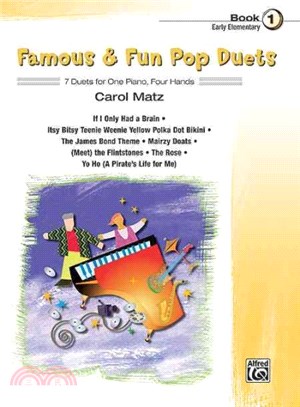 Famous & Fun Pop Duets ─ 7 Duets for One Piano, Four Hands