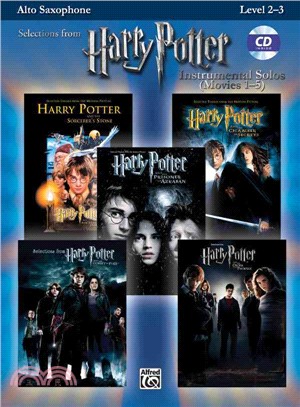 Harry Potter Instrumental Solos Movies 1-5 ─ Alto Sax Level 2-3