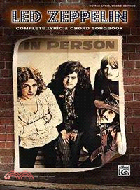 Led Zeppelin ─ Complete Lyric & Chord Songbook: Guitar Lyric/ Chord Edition