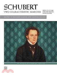 Schubert Two Characteristic Marches, Opus 121; D. 886—For One Piano, Four Hands