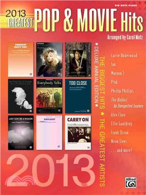 2013 Greatest Pop & Movie Hits ― The Biggest Hits - The Greatest Artists (Big Note Piano)