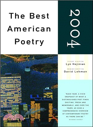 Best American Poetry 2004 (Series Editor David Lehman)