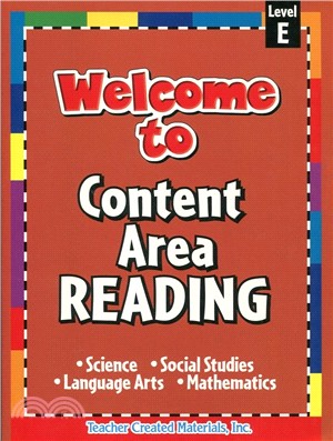 WELCOME TO CONTENT AREA READING：LEVEL E (書+CD)