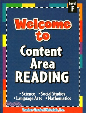 WELCOME TO CONTENT AREA READING：LEVEL F (書+CD)