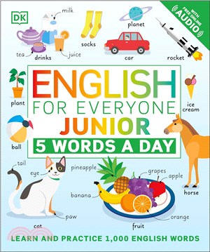 English for Everyone Junior: 5 Words a Day(平裝本)(美國版)*內附音檔網址