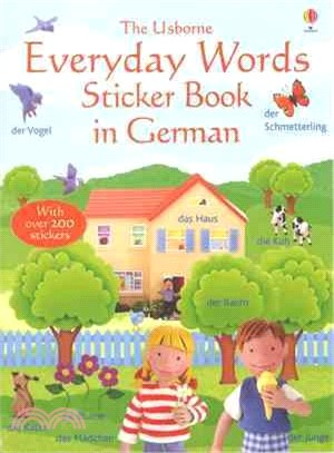 Everyday words in German Sticker Book