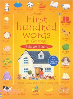 First Hundred Words in German Sticker Book
