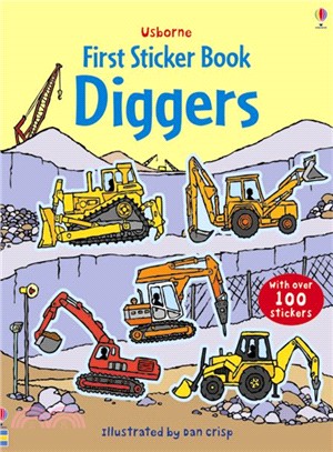 First Sticker Books Diggers (貼紙書)