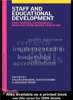 Staff and Educational Development ─ Case Studies, Experience, and Practice from Higher Education