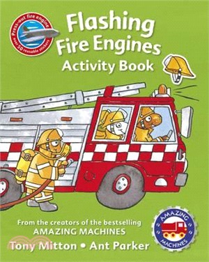 Amazing Machines Flashing Fire Engines Activity Book