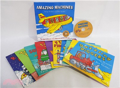 Amazing Machines Collection (10平裝+1CD)(附書盒) 廖彩杏老師推薦有聲書第2年第15-16週