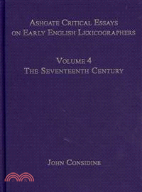 Ashgate Critical Essays on Early English Lexicographers ─ The Seventeenth Century